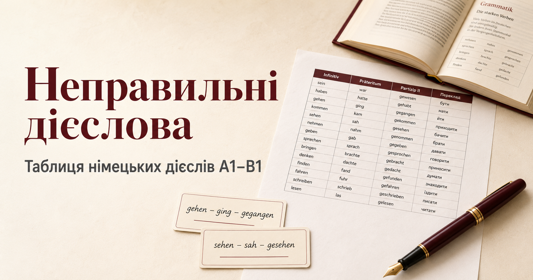 неправильні дієслова